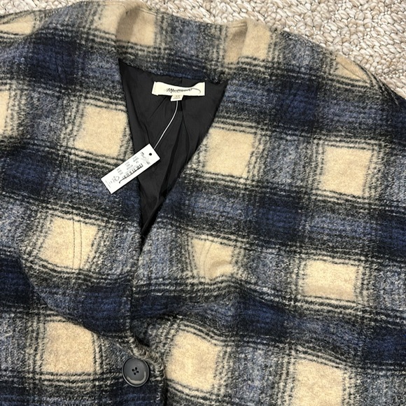 Madewell Brushed Jacquard Wrap-Front Cardigan in Plaid - Picture 2 of 2